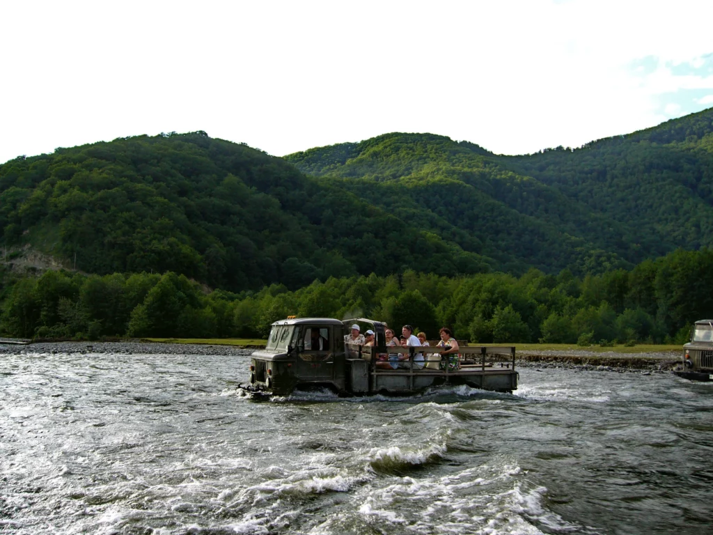 Переправа через реку Шахе